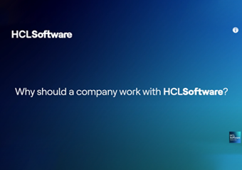 Why should a company work with HCLSoftware?